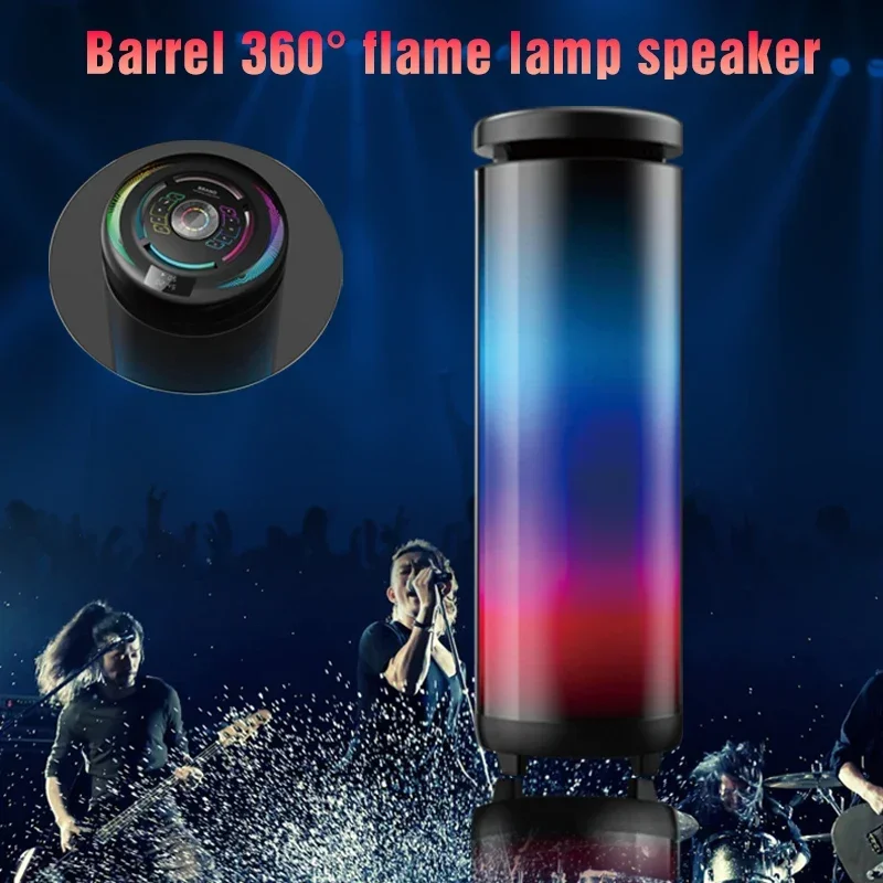 2*8WOOFER+TWITTER Outdoor Portable Party Speaker LED RGB 7.4V 3600mAh USB\SD\FM\lBluetooth