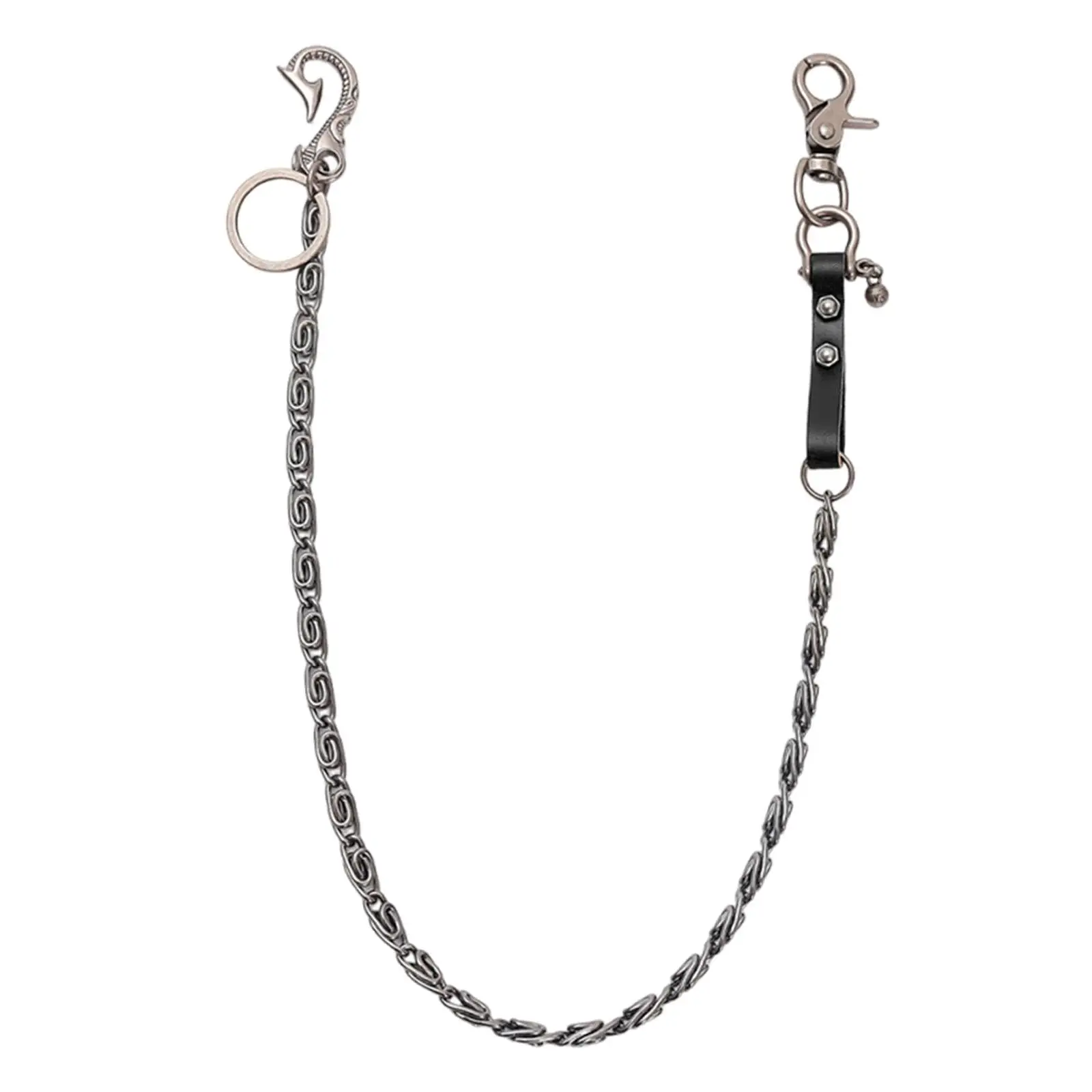 Waist Chain Pants Chain Decorative Denim Chain Punk Chain Belt Trendy Jeans Chain for Concerts Streetwear Dancers Everyday