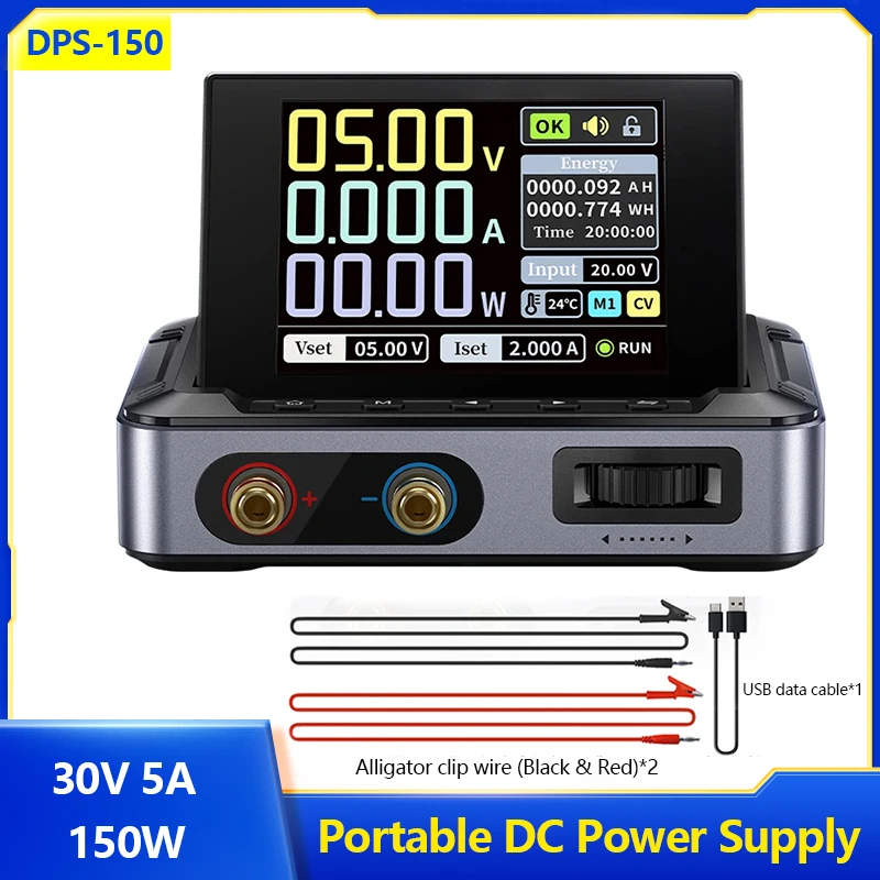 DPS-150 FNIRSI Programmable Digital Power Supply CNC DC Electronic Adjustable Voltage Regulators  Laboratory Power Supply