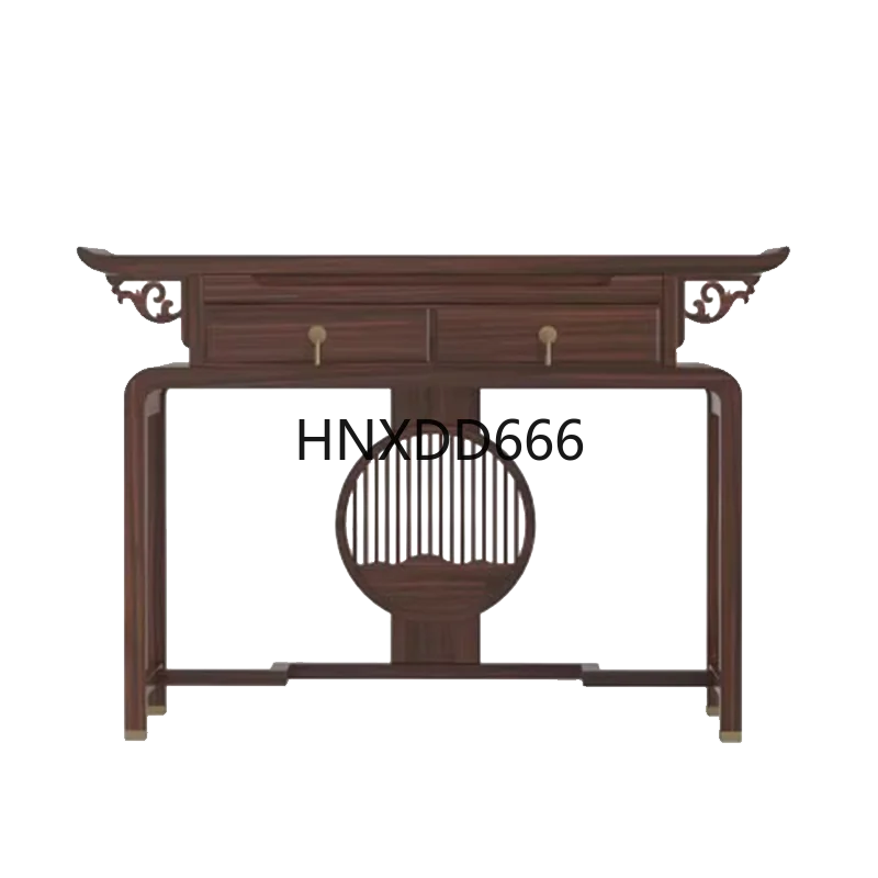

New Chinese solid wood table incense case Buddhist platform household