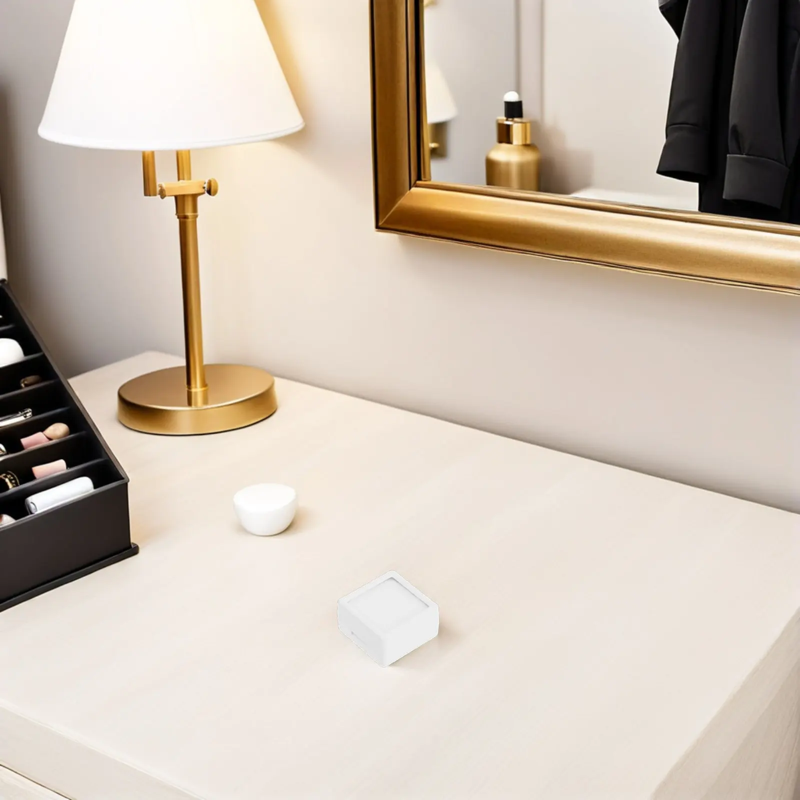 

Набор из 12 прозрачных пластиковых коробок-органайзеров для ювелирных изделий с крышками из стекла и губкой внутри, держатели для колец, для драгоценных камней, кристаллов, минералов