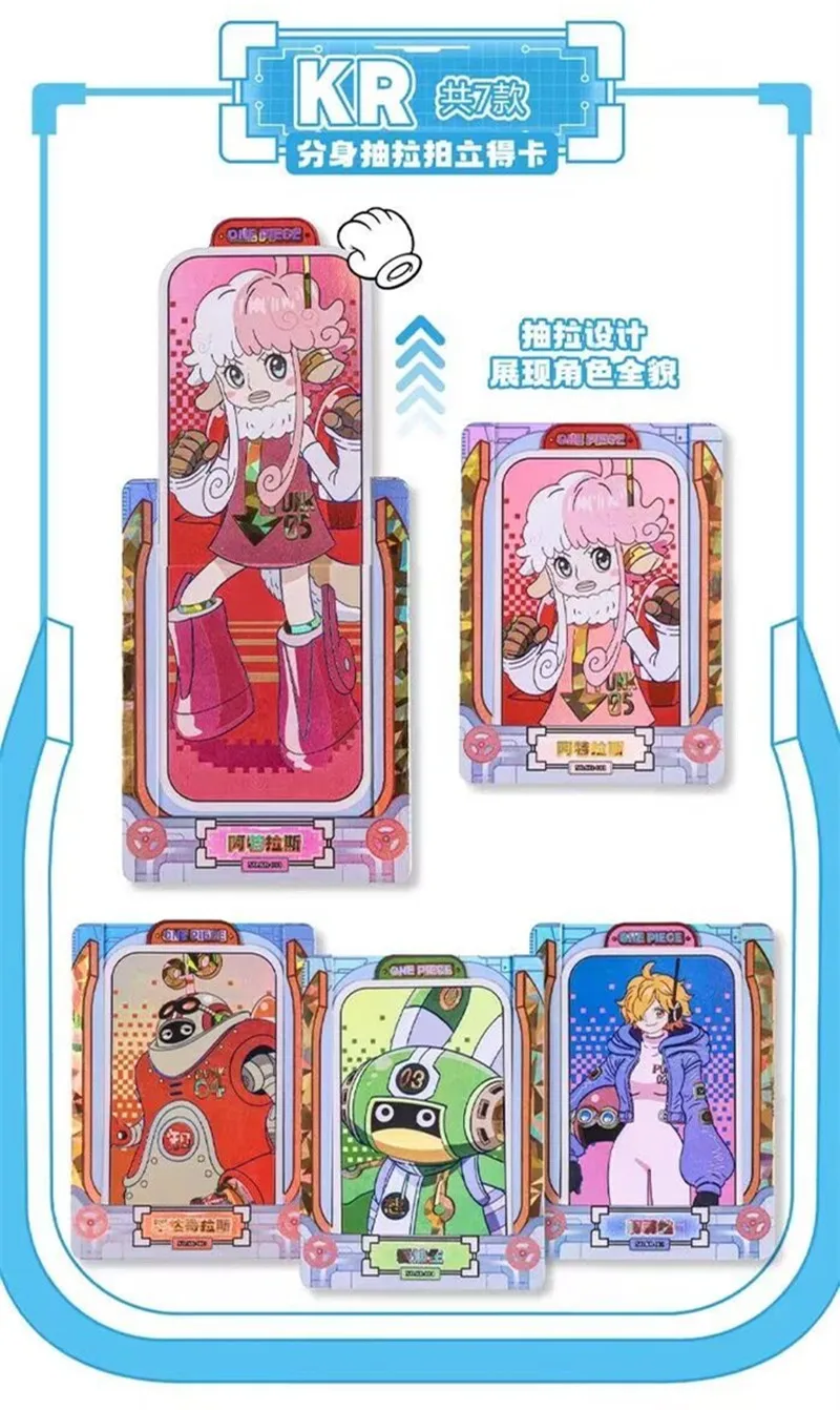 KABAO Echte One Piece Karte Ruffy Zoro Nami Lysop Sanji Ace SP XR KR EX TR GR ZR CR ODER UR Sammlung Karte Spielzeug Für Kinder Geschenk – Detail 4