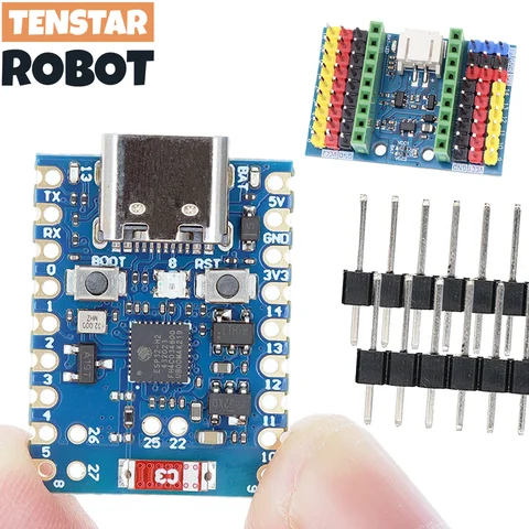 Плата разработки TENSTAR ESP32 C3 SuperMini, модуль WiFi Bluetooth ESP32-C3 макетная плата esp32 купить - №11