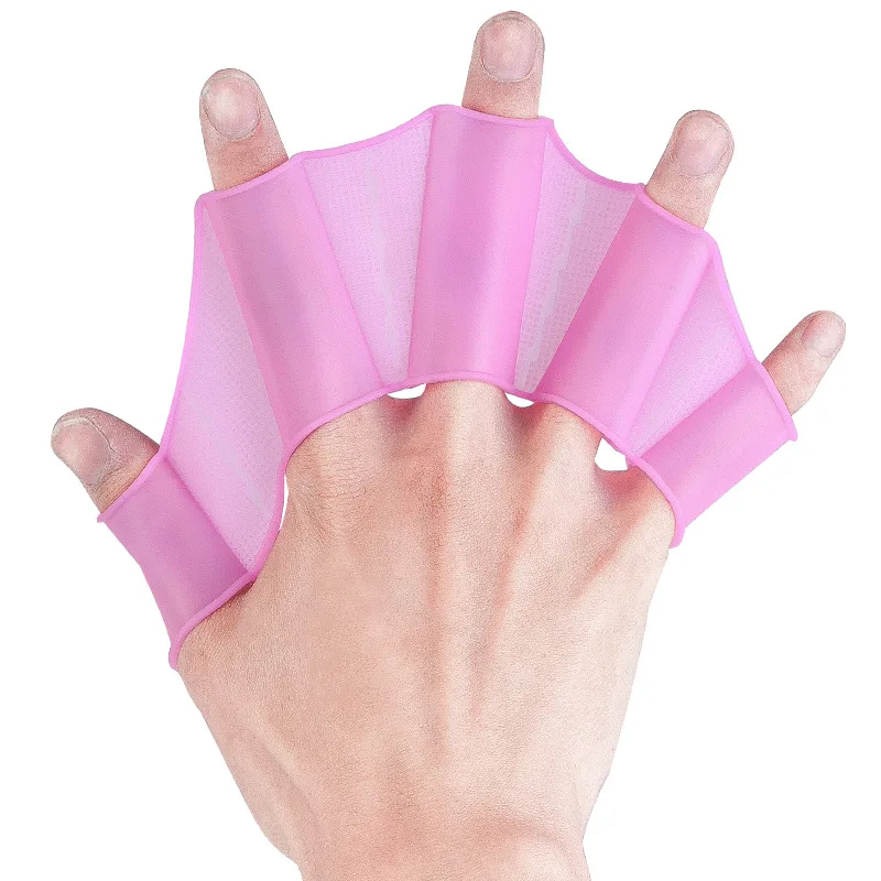 Silikon Schwimmen Flossen Flipper Männer Frauen Kind Schwimmen Pool Sport Professionelle Ausbildung Finger Hand Schwimmhäute Handschuhe Paddel Ausrüstung – Detail 10