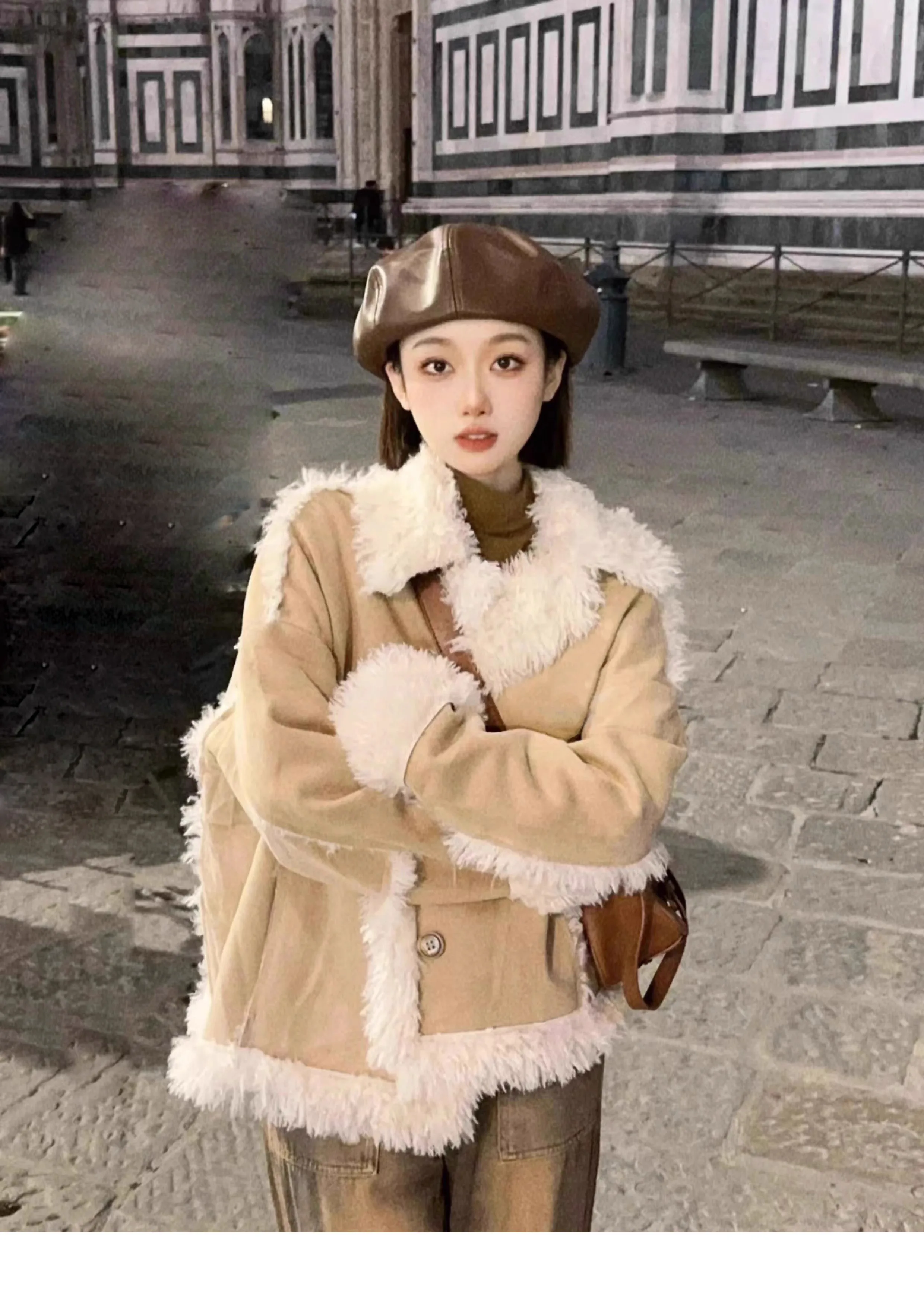 

2025 Women's Clothing Thickened Faux Fur Coat Winter New 1125
