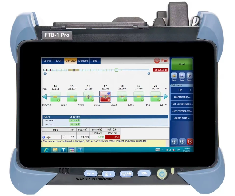 

New Original EXFO Tester 700 Series MAX-720C-SM1 730C FTB-1V2-735C FTB-1V2-750C-SM3 SM1 OTDR Model Max in Stock