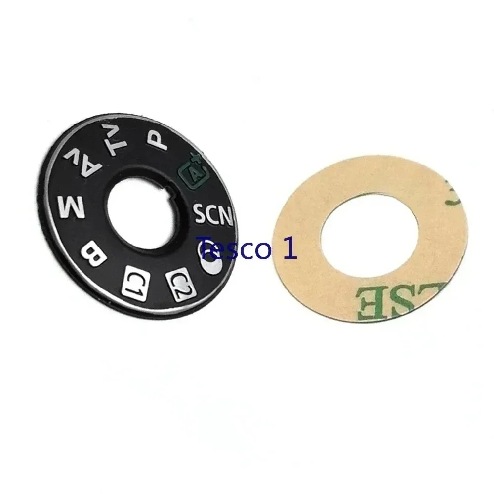 New Top Cover Function Dial Mode Plate Interface Cap with adhesive tape Replacement for Canon EOS 90D Digital Camera