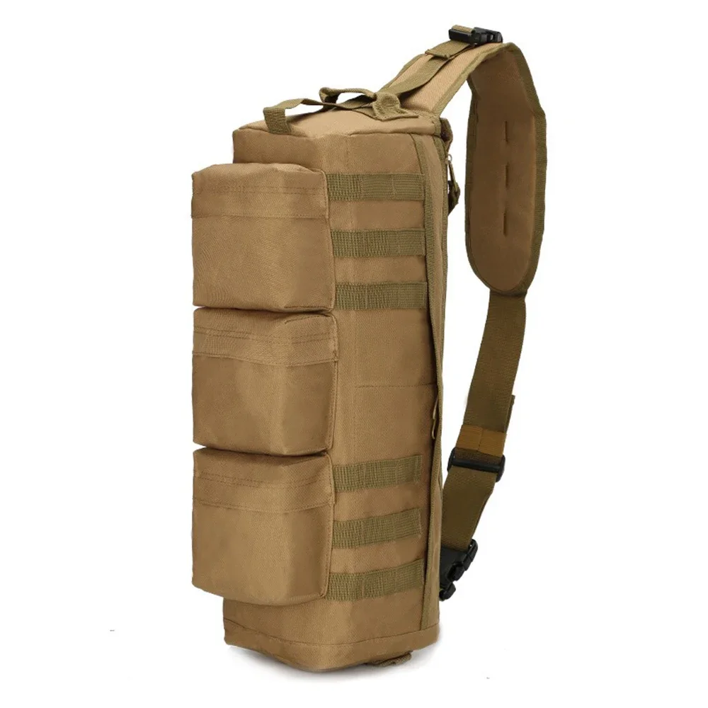 Tactical Outdoor Bag Multifunction Backpack Chest Bag Camo Waterproof Sports Training Camping Fishing Bag Crossbody