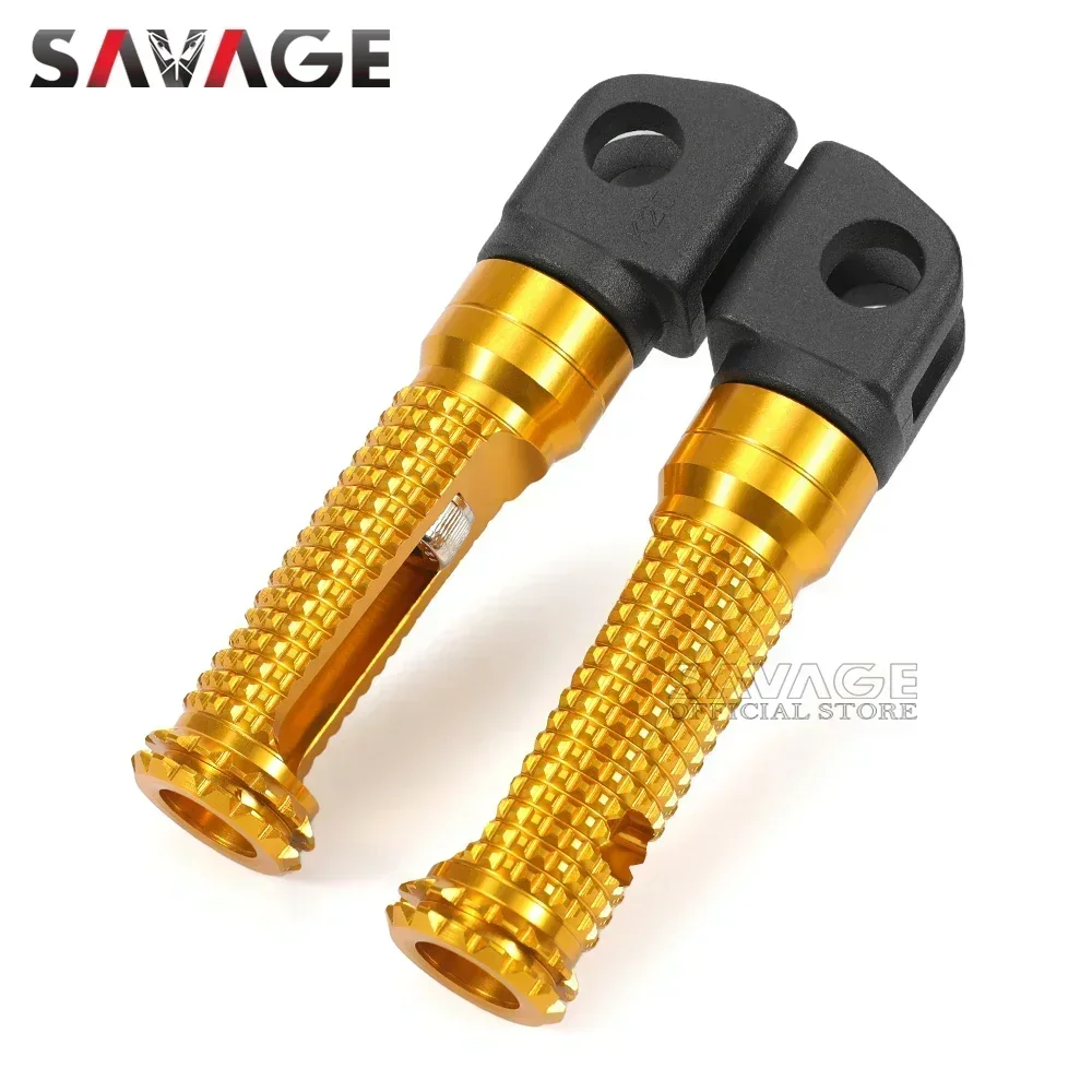 Front Footrest Foot Pegs Pedal For KAWASAKI Z900 Z750 Z650 Z300 Z250 Z125 VERSYS 650 1000 X300 NINJA 250 300 ZX14R Rider Footpeg
