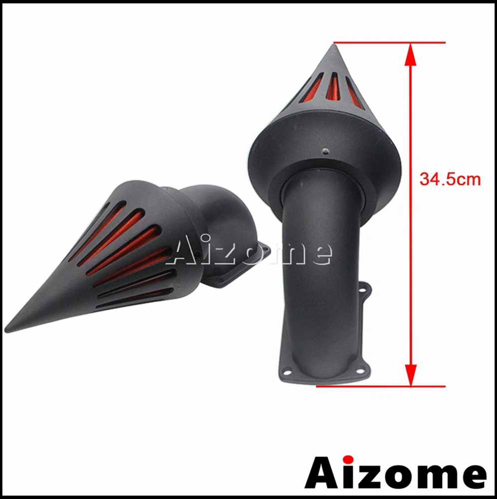 Aluminum Motorcycle Dual Spike Cone Air Filters For Suzuki Boulevard M109 M 109R M109R Engine Intake Cleaner Filter All Years