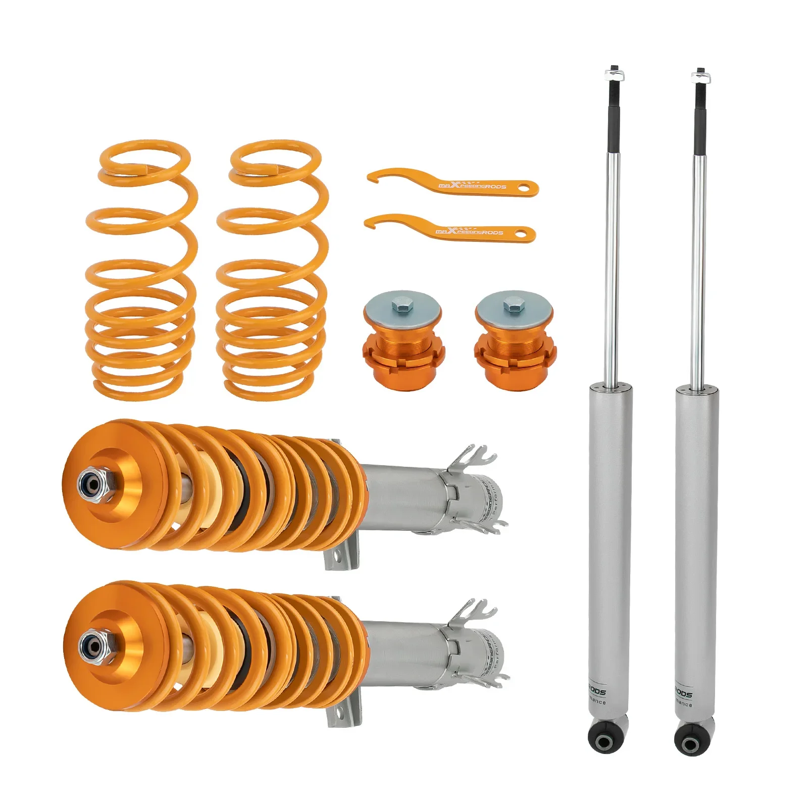 CoilOver Spring Strut Shock Suspension For VW UP Skoda Citigo Seat Mii 2010