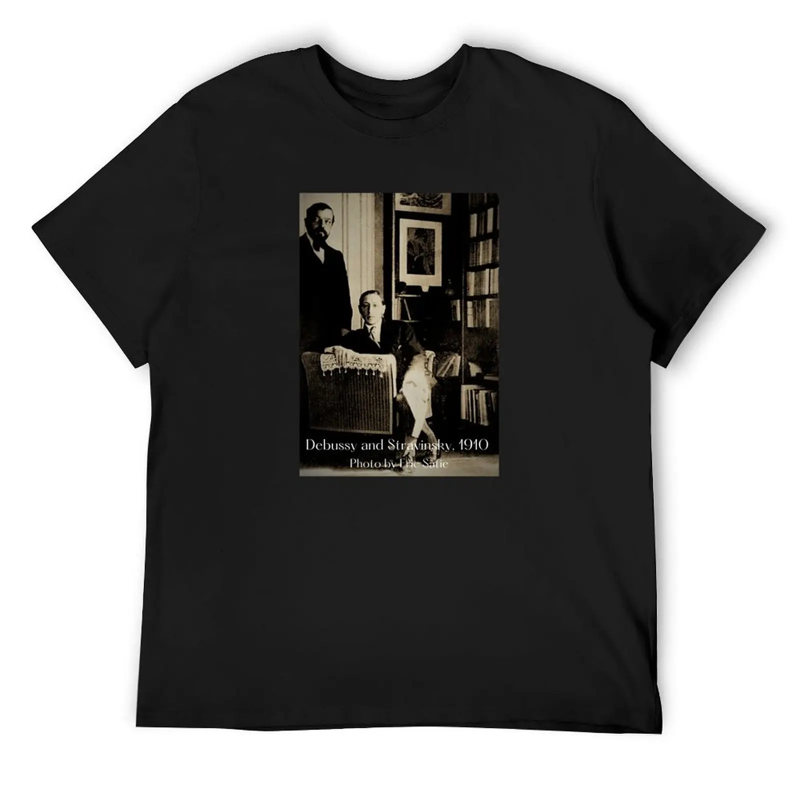 

Composers Claude Debussy and Igor Stravinsky in Paris, 1910 ~ Photo by Composer Erik Satie T-Shirt