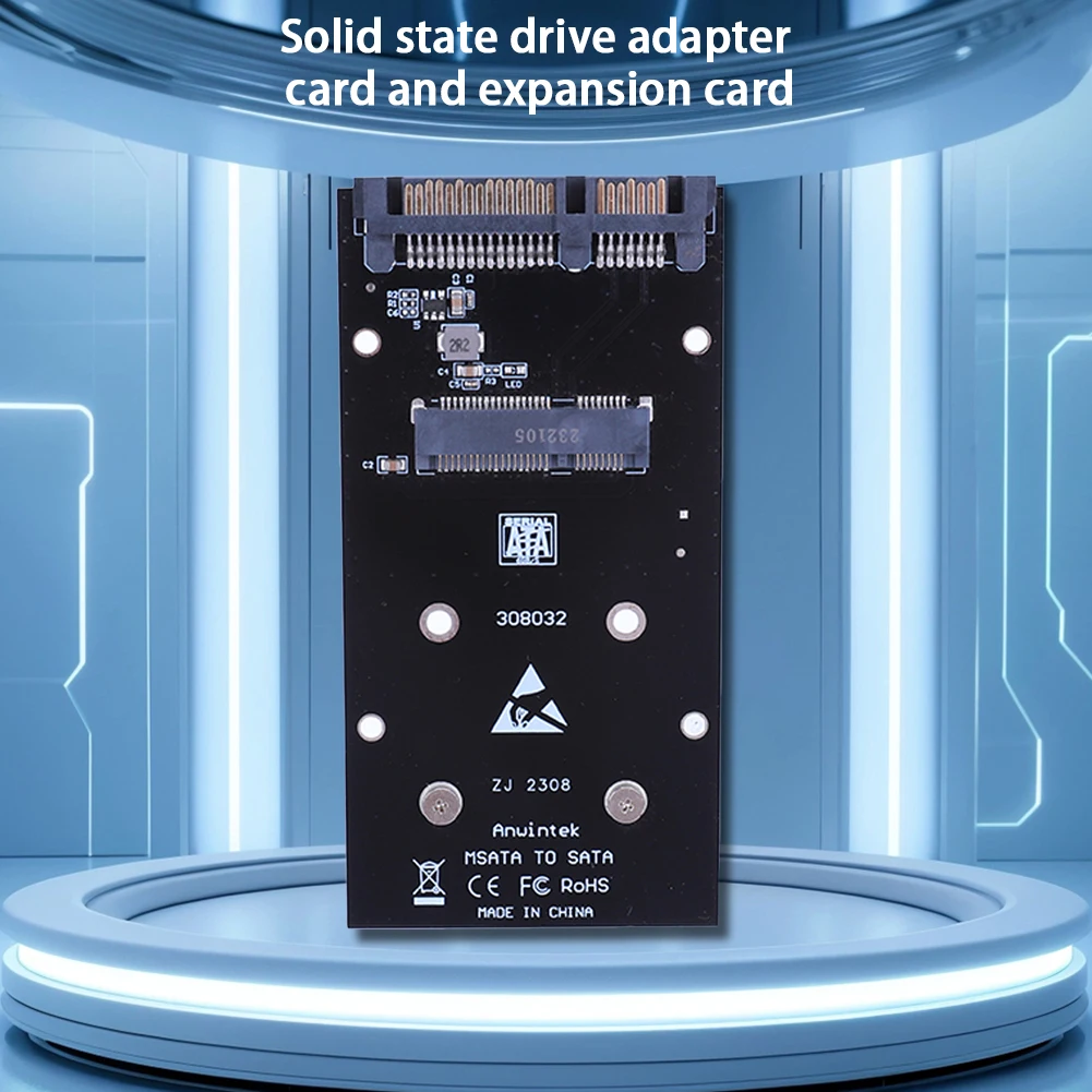 

Адаптер MSATA к SATA3.0 SSD с чехлом MSATA SSD Жесткий диск к 2,5-дюймовому адаптеру SATA III на 6 Гбит/с для ноутбука ПК