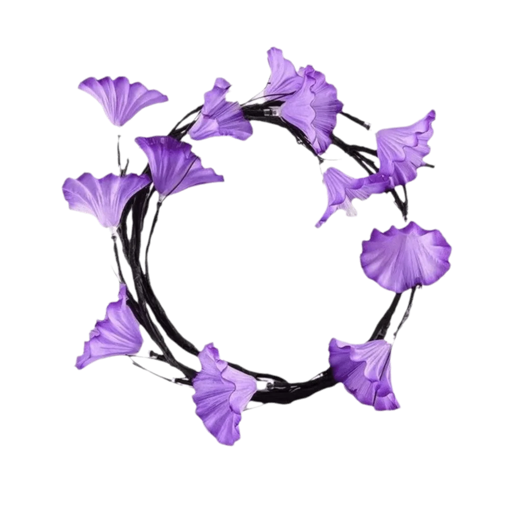 

Bendable Design LED Vine Lights Realistic Flower Leaf Design Realistic Flower Leaf Lamps Waterproof Shaping Feature