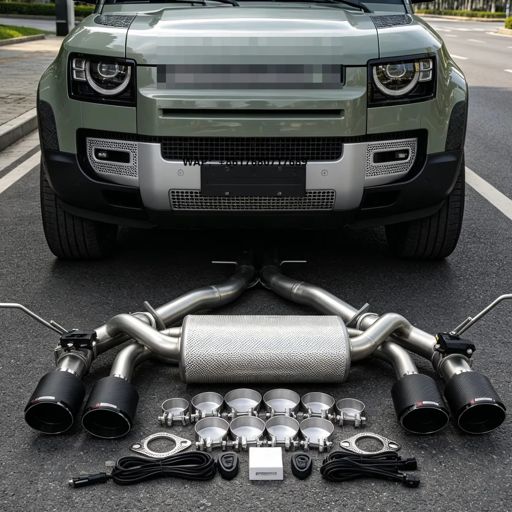 Suitable for 2024  Defender 110 3.0T Cat-back Exhaust System with High Performance (including Heat Insulation)