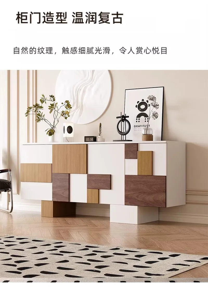 Entrance cabinet, living room locker, simple dining side decorative cabinet