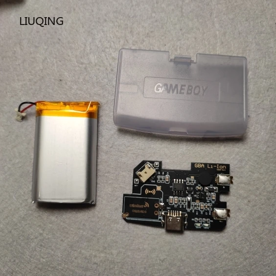 1800mAH Li-ion USB-C Detachable rechargeable battery charging lithium battery module For Game Boy Advance For GBA