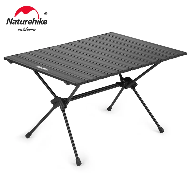 Naturehike-mesa plegable portátil FT11 para acampar, mesa de Picnic ultraligera para exteriores, mesa de comedor retráctil ajustable, mesa de viaje