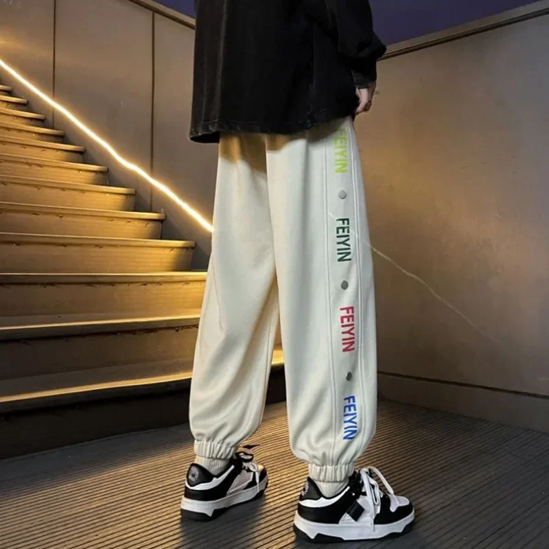 

Baggy Long Men's Casual Pants Trend Loose Male Trousers Clothes Fashion 2024 Classic High Quality Aesthetic New In Designer Y2k