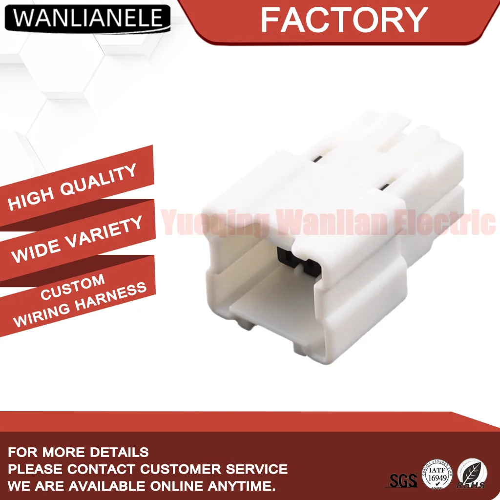 50 Sets Replacement for Sumitomo 6098-6970 6 Pin Male Connector NS-CS Series 2.3mm 6 Way Unsealed Fit Auto Wire Harness