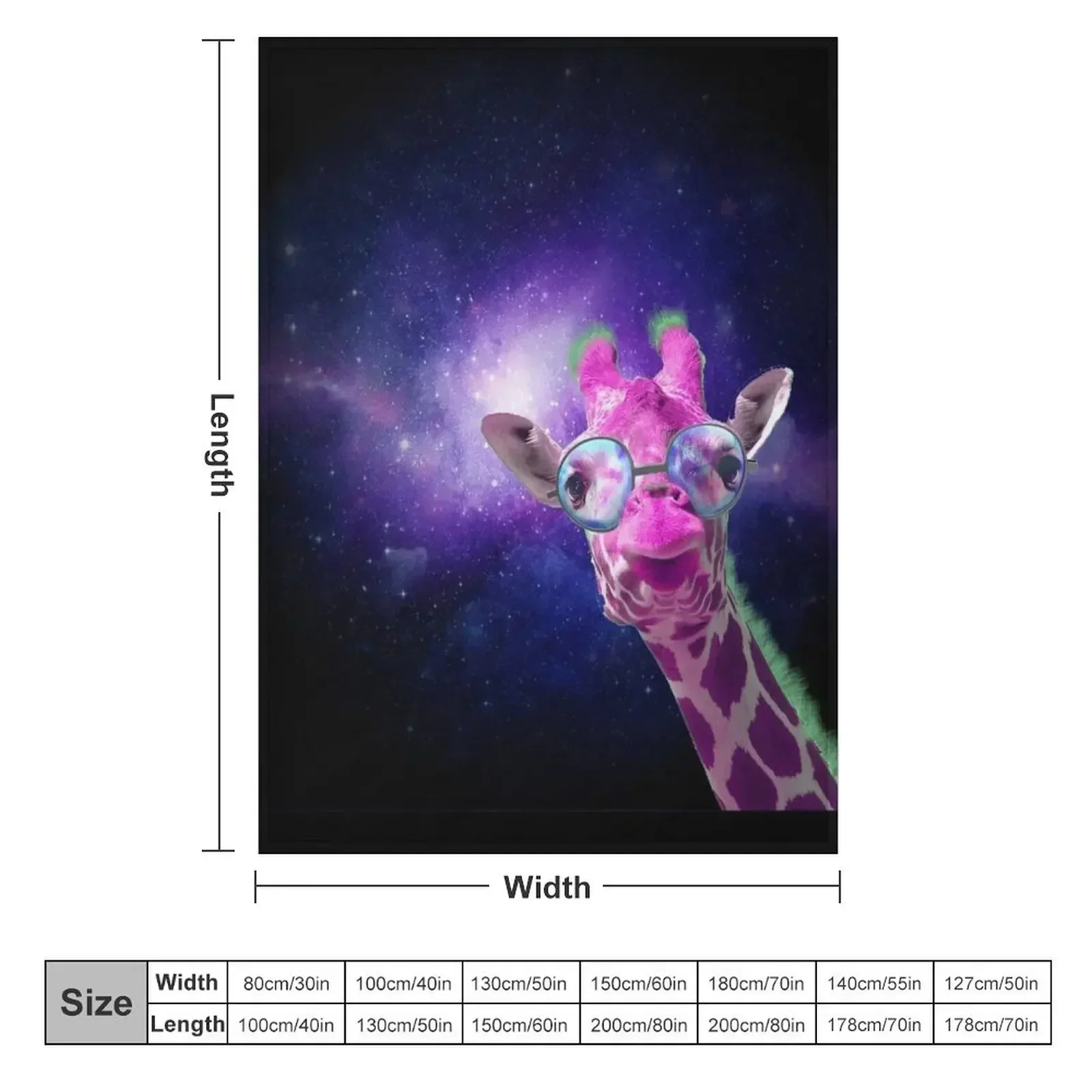 CRAZY PINK GIRAFFE Throw Blanket Fashion Sofas Luxury St manga Hair Bed Fashionable Beautifuls Blankets