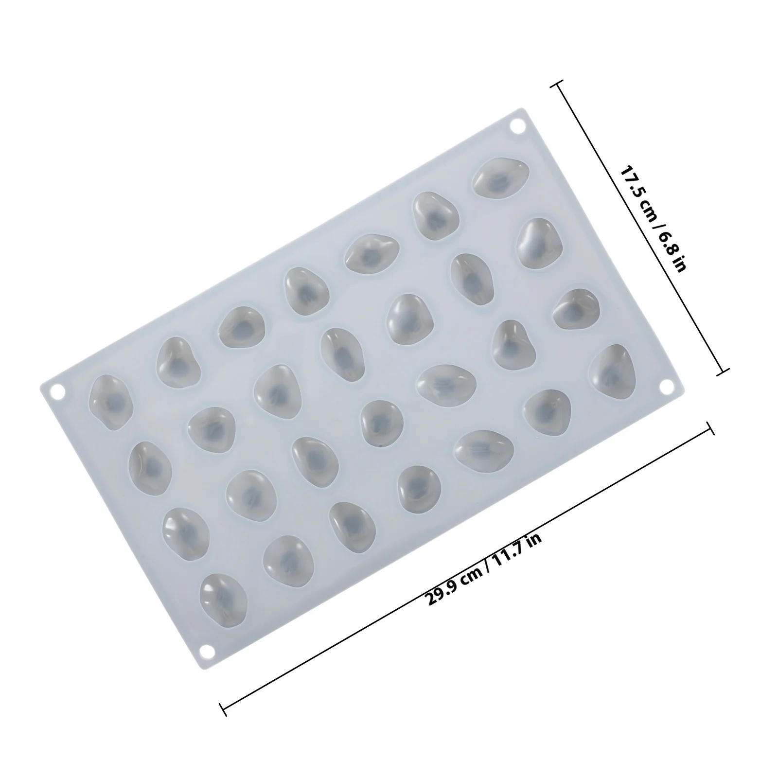 Silicone Chocolate Mold Stone Shape Creative Non-Stick Mold for Baking Cake Cookie Candy Making Stone Silicone Mould