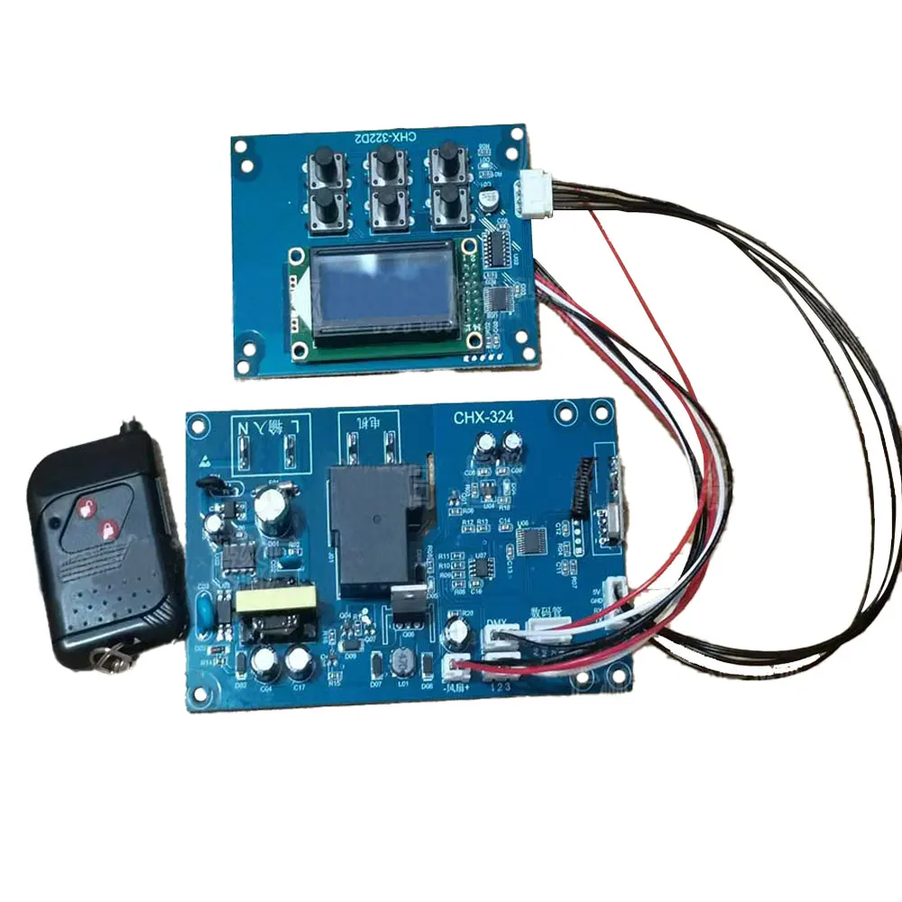 Replacement Mainboard with LCD Screen for Double Fog Machine Control Board Compatible with Thin Fog Machine  Haze Machine
