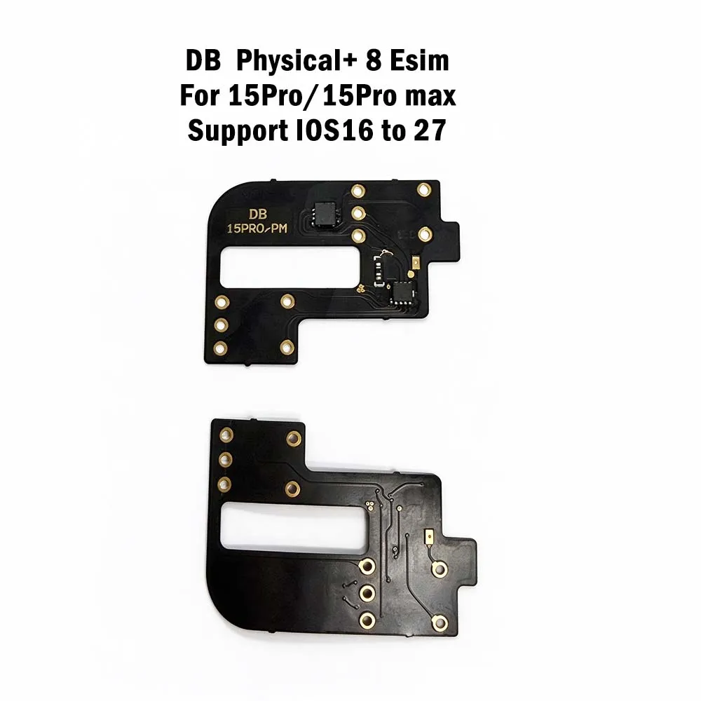 MEP Flex Esim to SIM Physical Dual Card  Flex Cable Built-in DB IC for iPhone 15 pro 15pro max US Version No Need CNC Machine