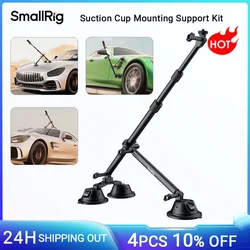 SmallRig Car Suction Cup Mount Holder Kit, for Action Camera for GoPro for Insta360 for DJI, Vehicle Panoramic Shooting -4380