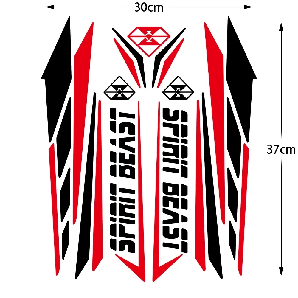 1 SET Reflective Motorcycle Head Windshield Moto Helmet Fuel Tank Body DIY Vinyl Accessories Decals For Honda Yamaha Aprilia BMW