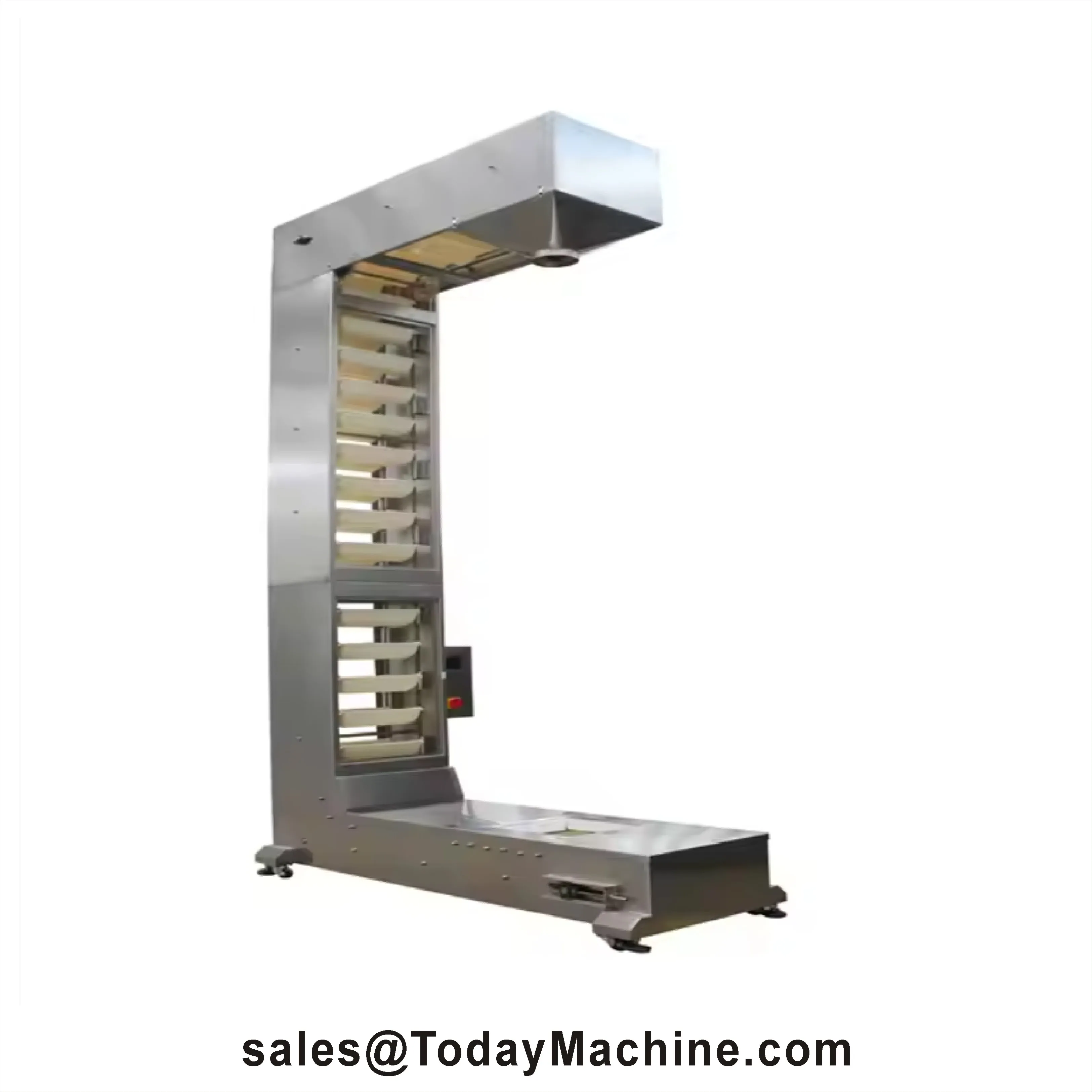 Customized 220V Food-Grade Inclined Belt Conveyor Bucket Elevator with 1-Year Warranty Factory Price Core Bearing Component