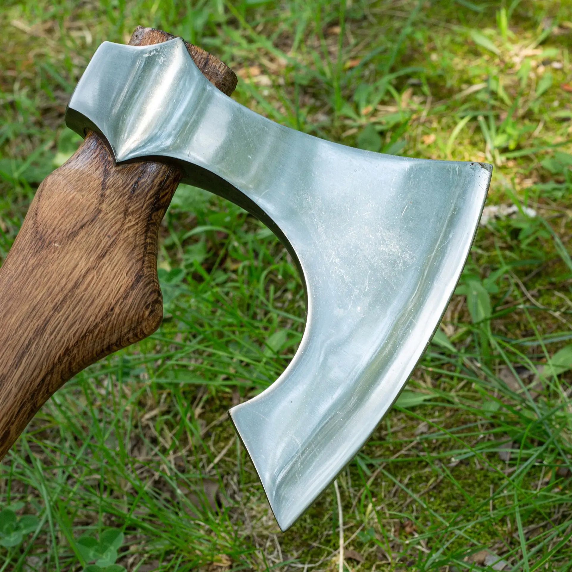 New 65 Manganese Steel High-quality Forged Wide-mouthed Outdoor T actical Axe Convenient Camping Firewood Splitting Hand Tool