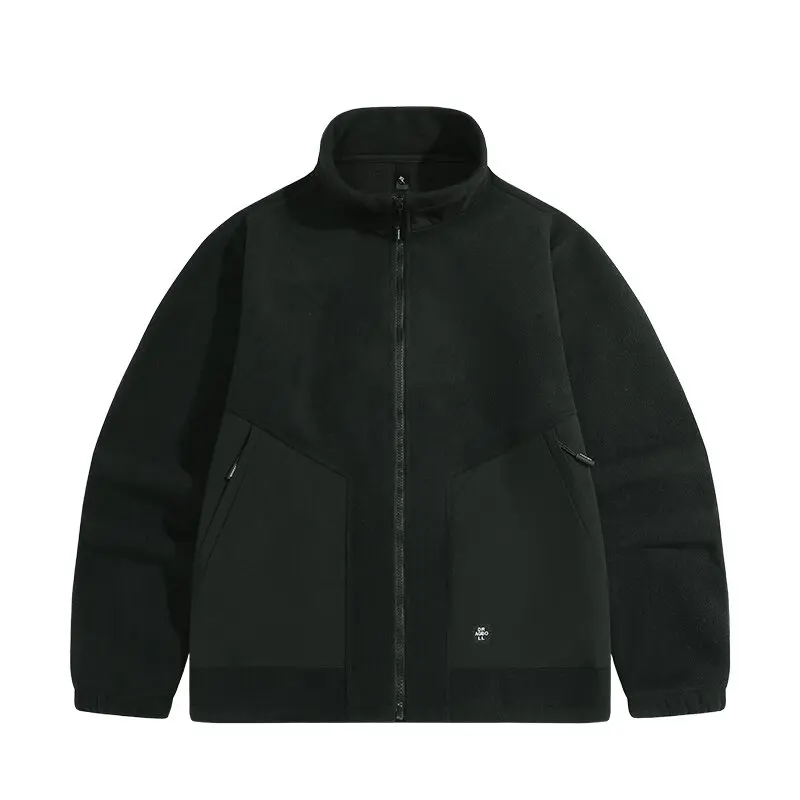 

Autumn and Winter Fashion Solid Color Thickening Warm Sports Jacket Men's Leisure Loose Large Size Windproof High Quality Coat