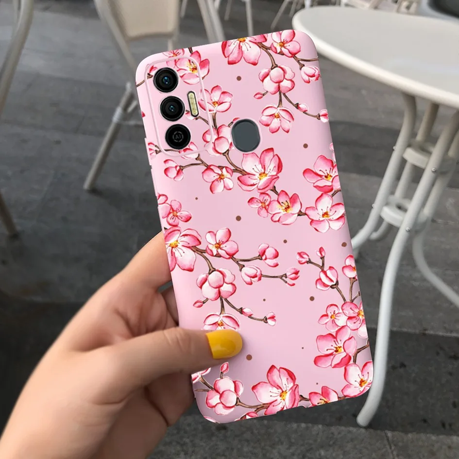 Leopard Case For Tecno Spark 7 Cases Tecno Spark 7 Pro 2021 Fundas Silicone Black Cover For Tecno Spark7 7P KF6 KF6j Soft Bumper