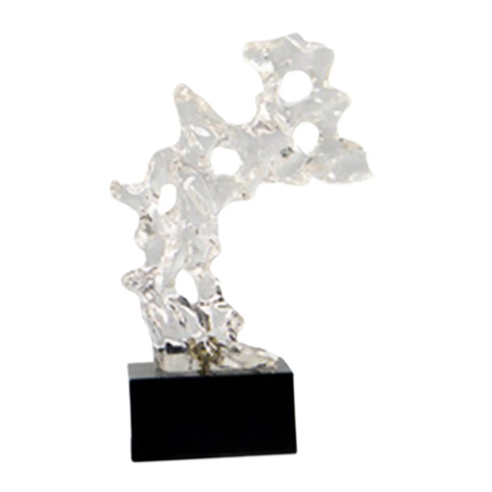 Taihu Stone Statue Table Centerpiece Modern Decorative Figurine Sculpture for
