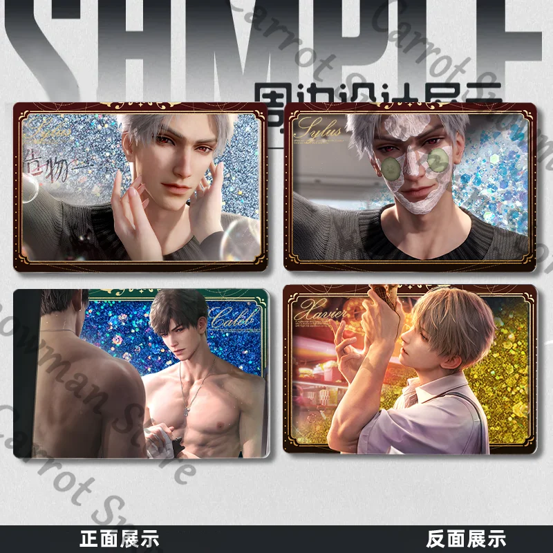 Anime Love and Deepspace Sylus Caleb Zayne Xavier Quicksand Mahjong Acrylic Drift Sand Standing Board Cospaly Cartoon