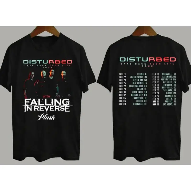

Disturbedd Take Back Your Lifee Tour Falling Inn Ret T Shirt