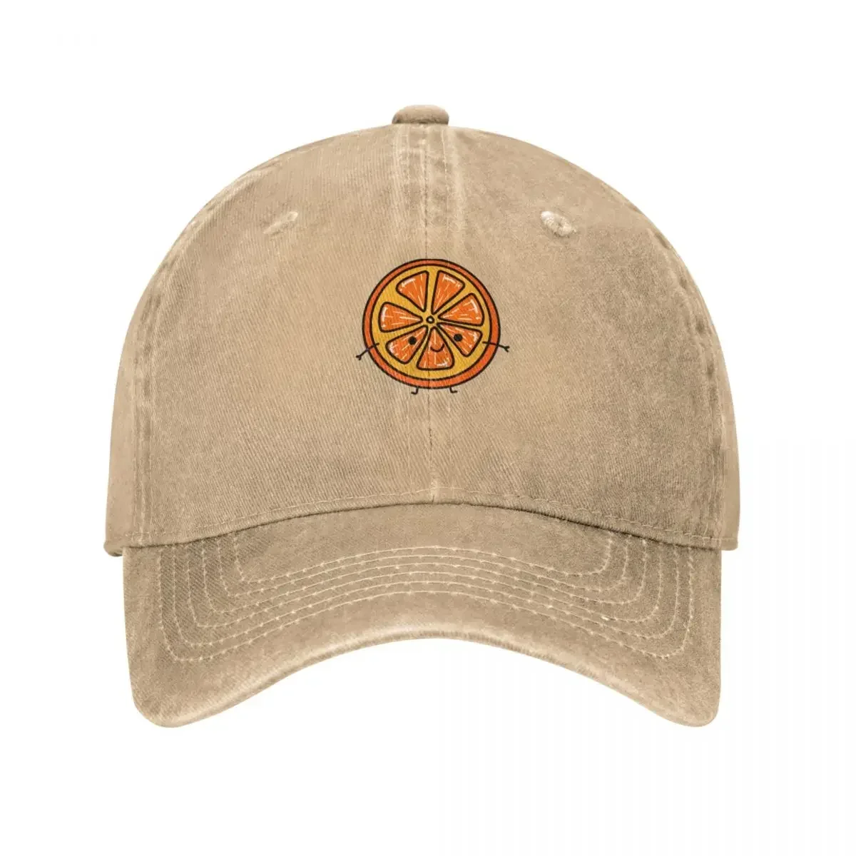 Cute Orange Baseball Cap Golf Hat |-F-| custom Hat Men Women's