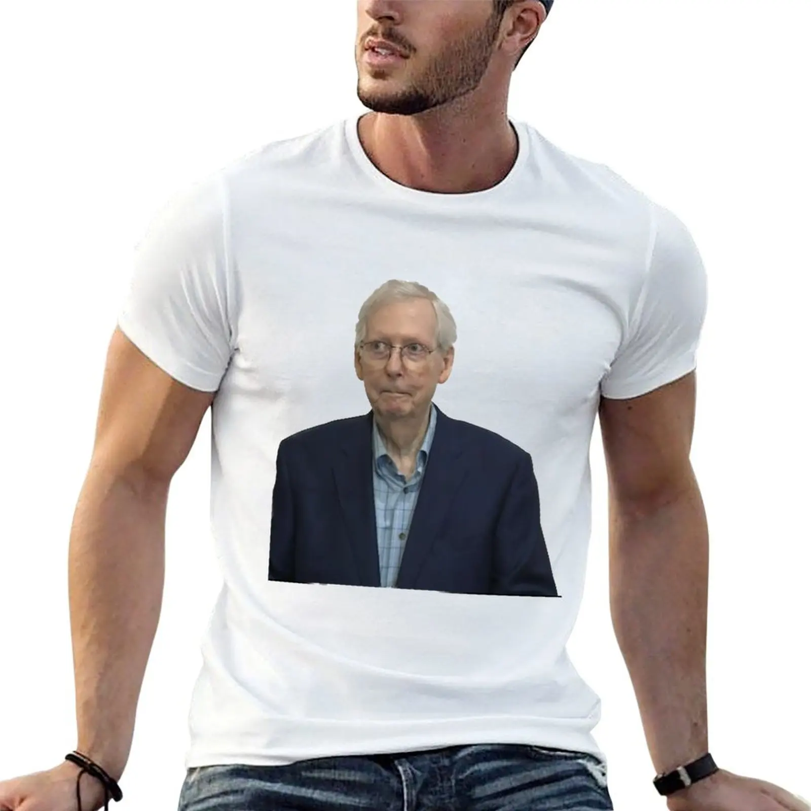 Mitch McConnell Freeze T-shirt blacks vintage clothes mens champion t shirts