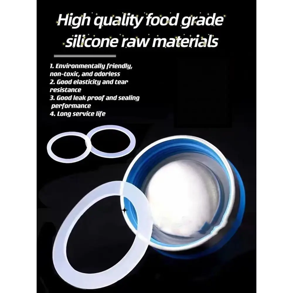 1Pcs Insulation Cup Silicone Sealing Ring Waterproof Water Cup Accessory Leak-proof Gasket Food Grade Universal Rubber Ring