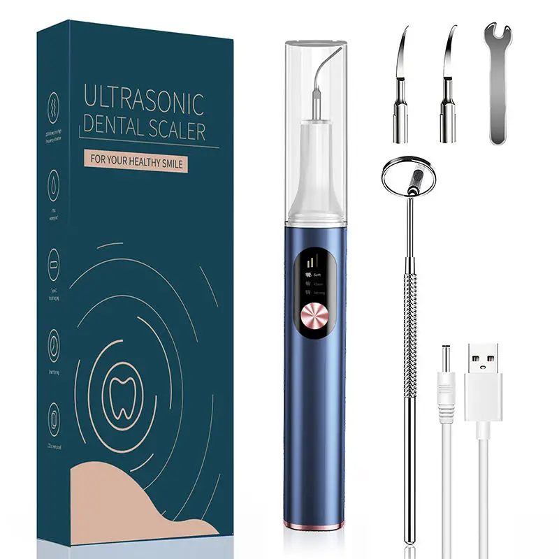 

New Design 3 Modes Ultrasonic Tooth Whitening Kits Tooth Cleaner Tartar Calculus Remove Dental Scaler Teeth Cleaner