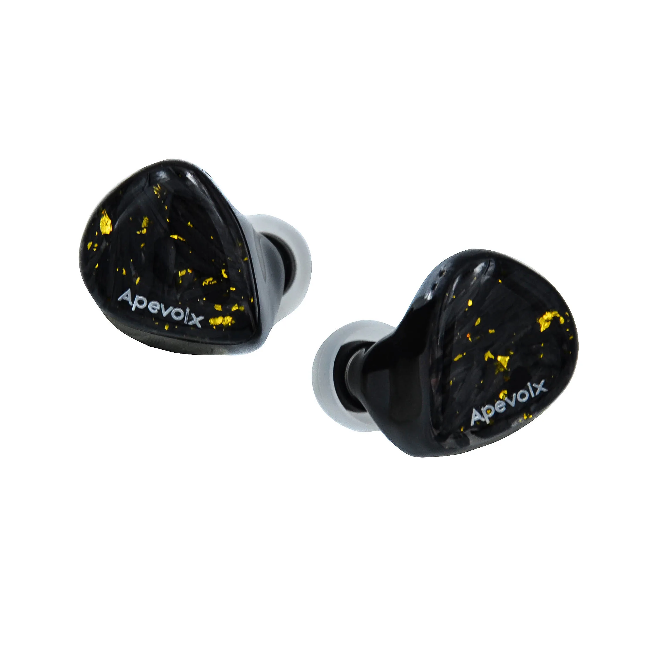 Apevoix Grit 1DD + 4BA + 1BC Tribrid IEM Hifi Earphones Wired Earbuds for Audiophiles Musicians