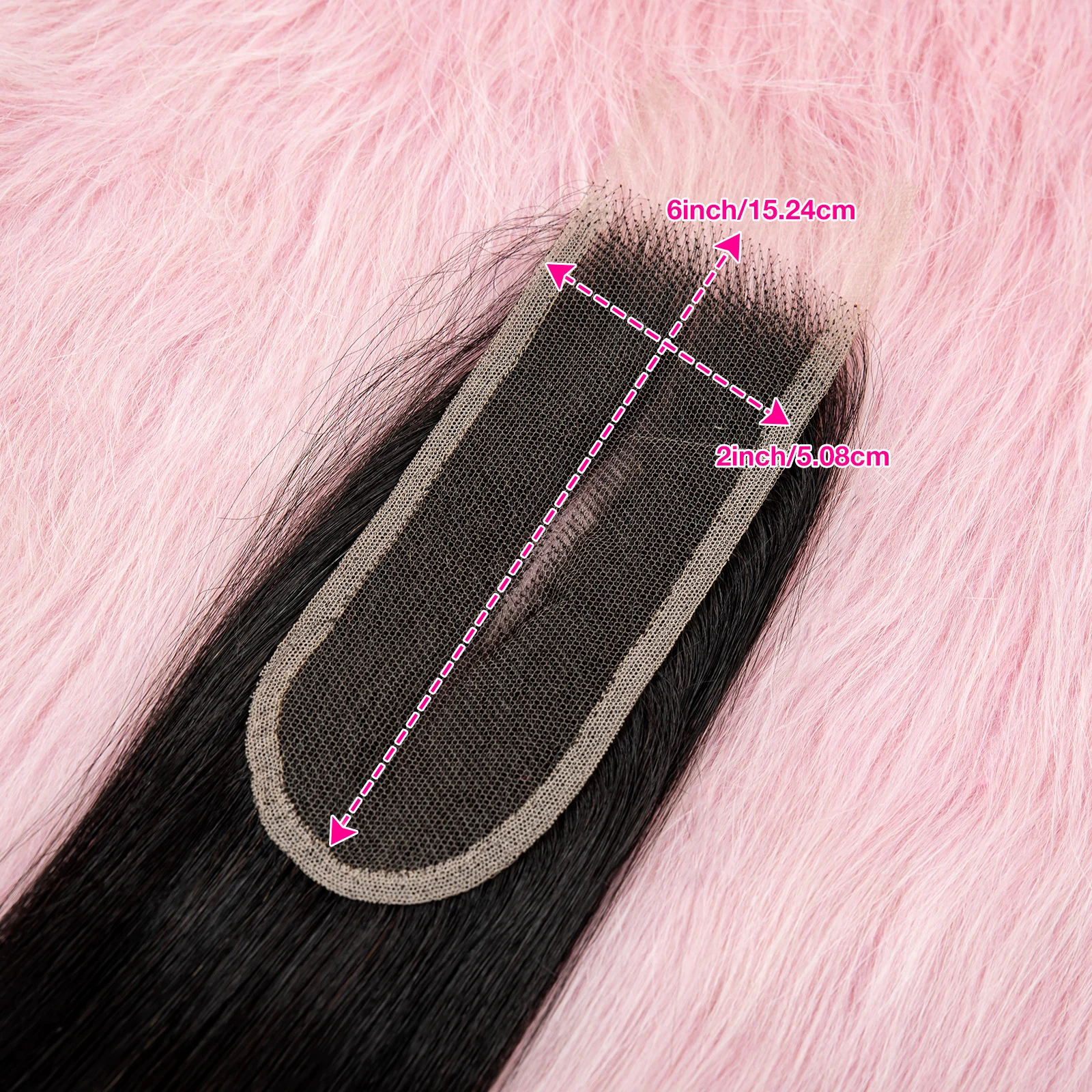 12A Vietnamese Hair Real 2x6 HD Lace Closure Frontal Only Melt Skin Straight Hair Closure Virgin Hair For Black Woman