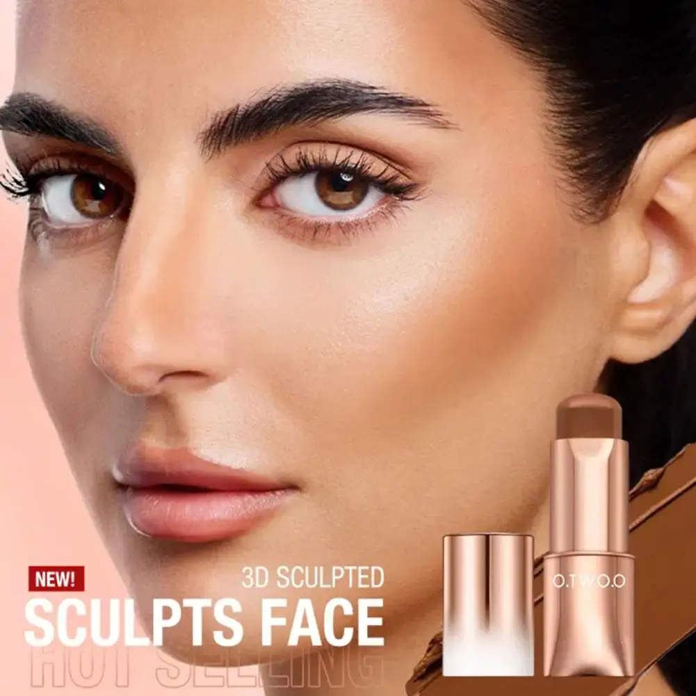 Bronzer Contour Stick Cream Long-wear Lightweight Brighten Makeup To Contouring Easy Concealer Sculpt Pen Face Bronzer Stic Y9a3