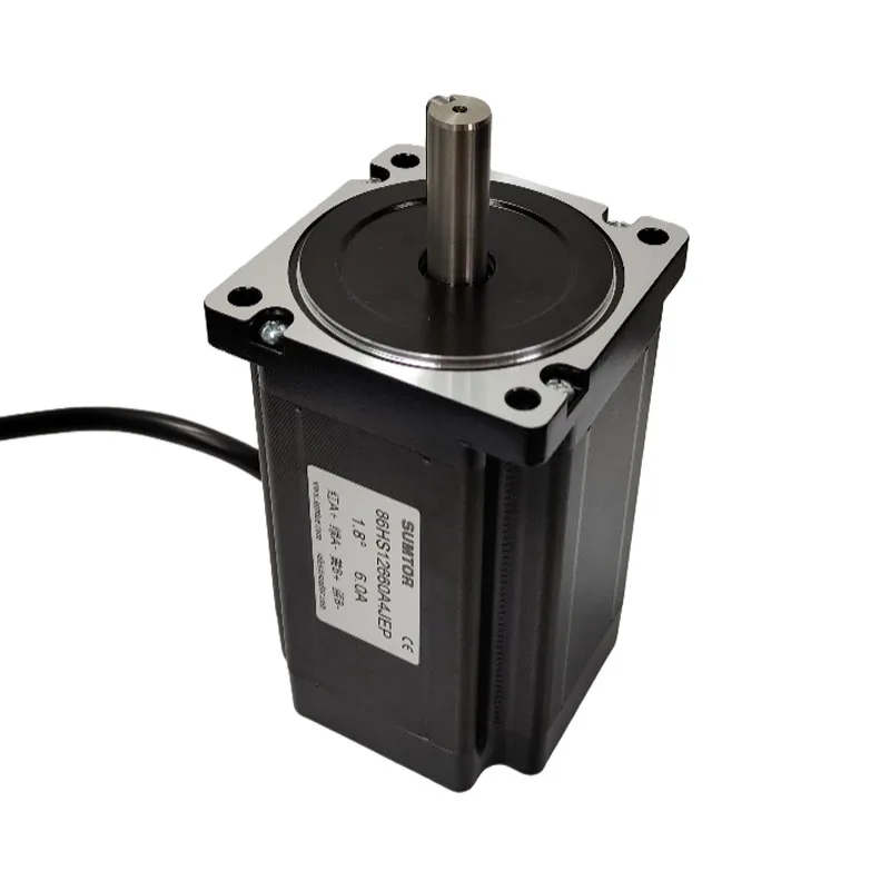 Motor de passo híbrido Nema 34 SUMTOR 126mm de comprimento Nema 34 Motor de passo para CNC