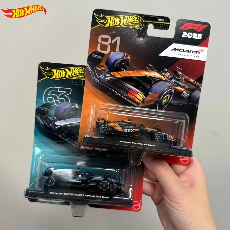 Hot Wheels Original Mattel Premium 1 64 Scale Formula 1 Model Car HRV11 2025 Oracle Red Bull Racing F1 Miniatures Collectible