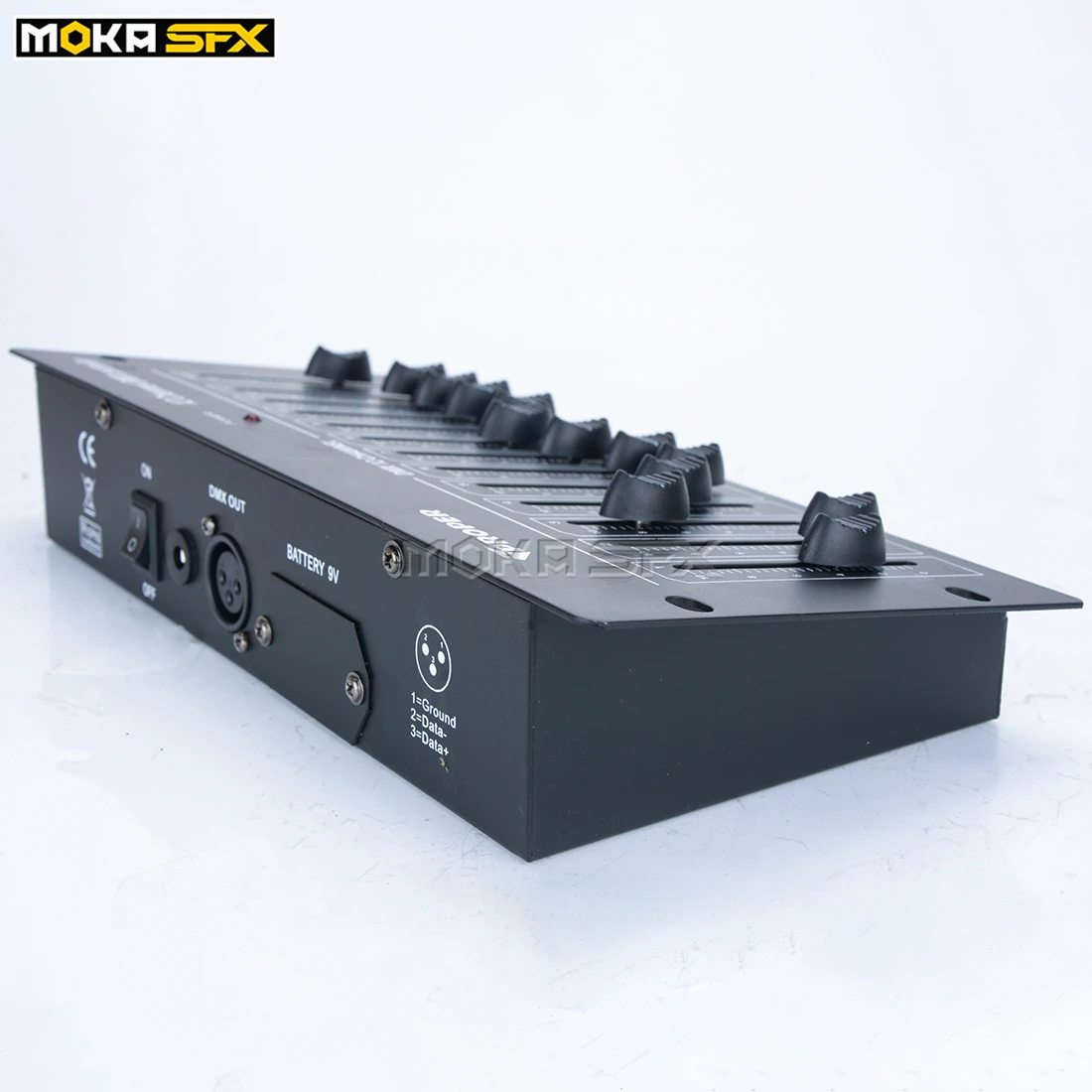 Imagem -03 - Moka Sfx Simples Controlador Dmx 12 Canais Dmx Controlador de Palco Luminárias Console Controle Led Luz Controlador dj Equipamentos