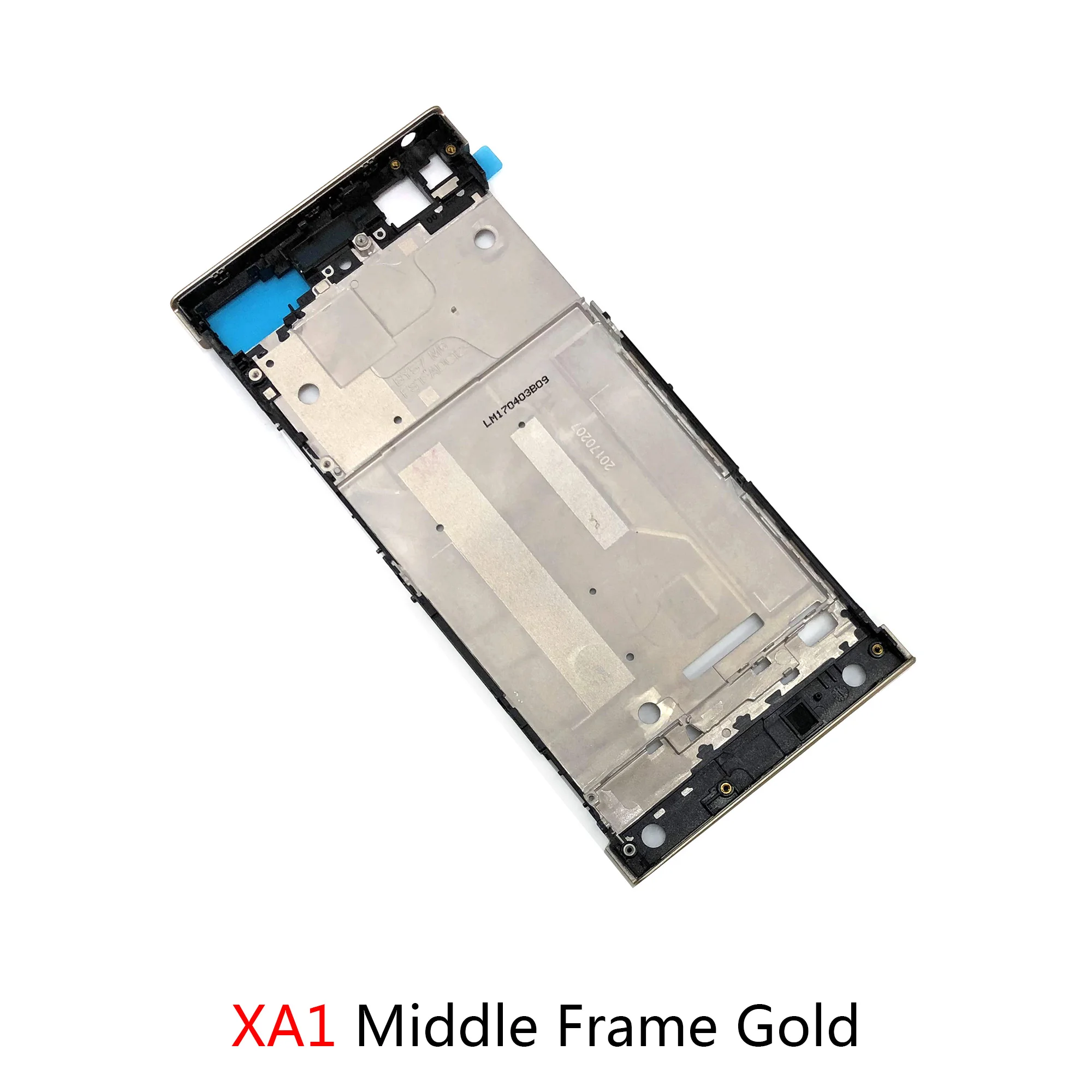 Rear Cover Housing For Sony Xperia XA1 Battery Back Door Case Cover middle frame XA1 Side button bar Repair Parts