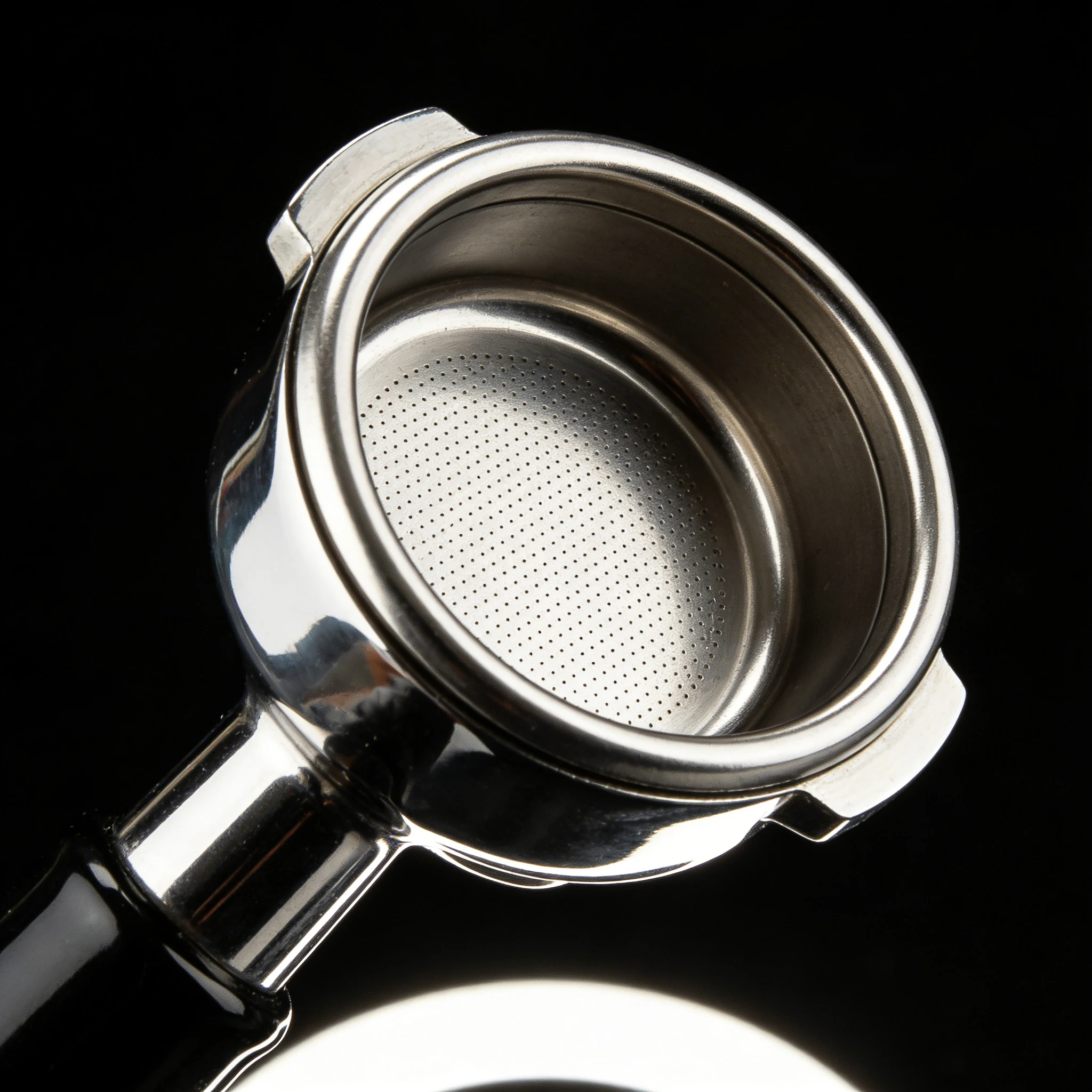 Custom Luxury Eco Friendly Stainless Steel 51mm 3-Ear Bottomless Portafilter Barista Coffee Accessories Custom Logo Available