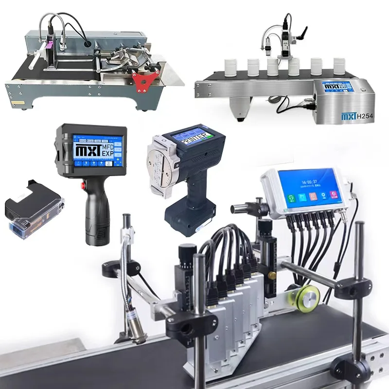Date Plastic Bag Coding Machine Tij 3.4 Online Industrial Corrugated Carton Automatic Inkjet Printer